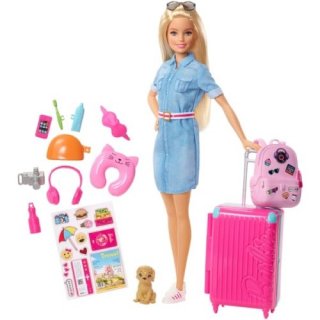 13. Mattel Barbie Doll & Accessories, Temani Anak Bermain