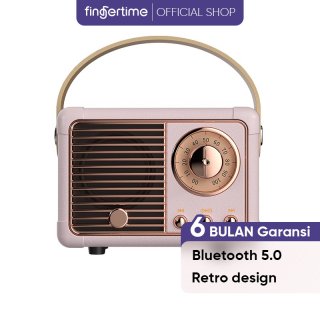 29. Fingertime Speaker Bluetooth Wireless Bass Portable HM11, Desain Cantik dan Menawan