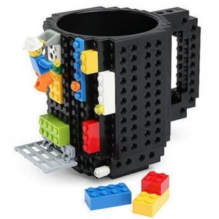 8. Gelas Mug Unik Model Lego Food Grade Lucu