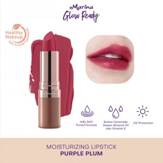 Marina Glow Ready Moisturizing Lipstick - Lipstik