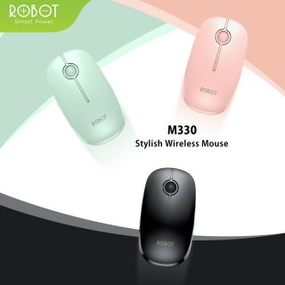 23. Mouse Wireless ROBOT M330, Tidak Berisik dan Bikin Kerjaan Lebih Cepat Selesai