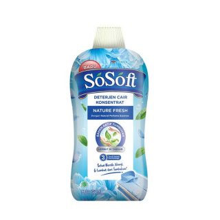 15. So Soft Liquid Deterjen Natural Fresh, Aromanya Segar dan Lembut
