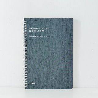 Minimalism Spiral Ruled Notebook B5