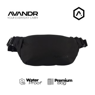 AVANDR 2X Black Matte Waist Bag