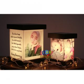 18. Flashpixel Lampu Hias Tidur Kolase Foto, Berkesan Unik untuk Pajangan Kamar