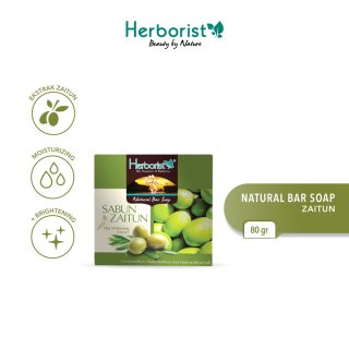 7. Herborist Natural Bar Soap Zaitun