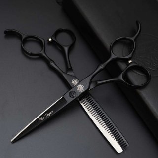 MrTiger Gunting Rambut Professional Barber 5.5 Inch Gunting Zigzag 440