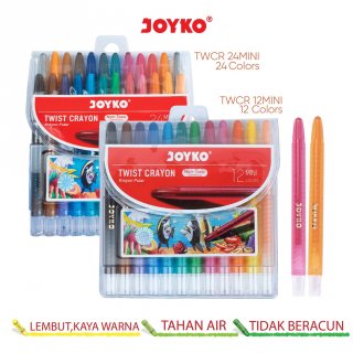 24. Joyko Crayon Twist, Kado Natal untuk Anak-Anak yang Suka Menggambar