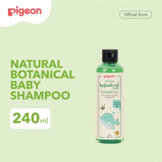 9. PIGEON Botanical Baby Shampoo, Melindungi Kulit Kepala Bayi