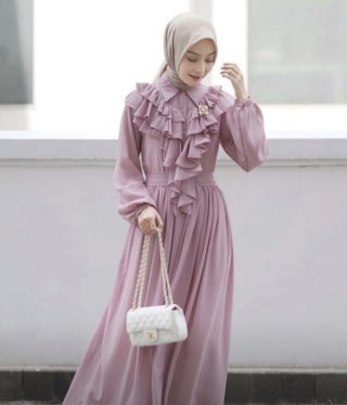 Syaline Dress by Vanilla Hijab 