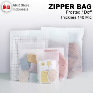 ARR Plastik Zipper Bag Travel Pouch