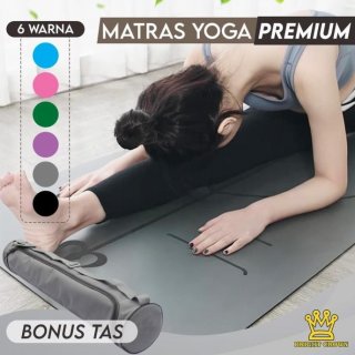 Bright Crown Premium Yoga Mat Natural Rubber