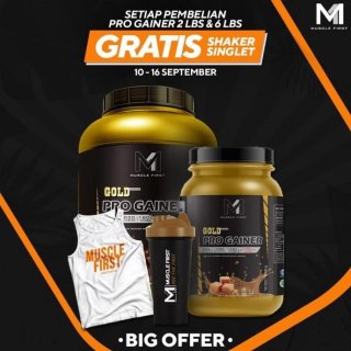 M1 Muscle First Gold Pro Gainer 2Lb Weight Gainer Bulking