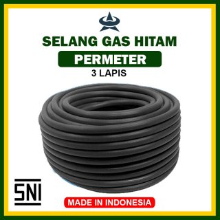 GEMUK Selang Gas Hitam 3 Lapis