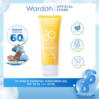 Wardah UV Shield Essential Sunscreen Gel SPF 30 PA +++ 40 ml Sunscreen
