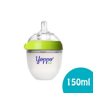 Yoppo Baby Feeding Bottle / Botol Susu Bayi Anti Colic / Botol Susu Silikon 150ml