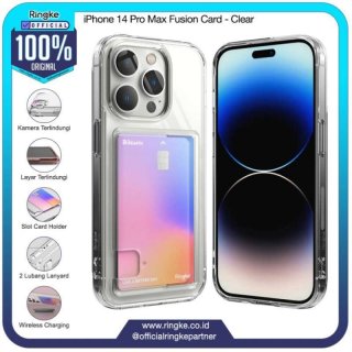 Ringke iPhone 14 Pro Max Fusion Card Clear Casing 