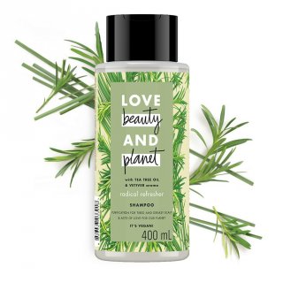 Love Beauty and Planet Tea Tree Oil & Vetiver Shampoo