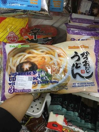 Katsuo dashi udon mi basah instan