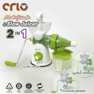 Crio Multi Mincer Grinder with Slow Juicer