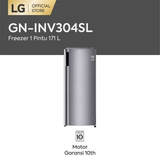 LG GN-INV304SL Inverter Freezer [160 L/ 6 Rak/ 1 Door]