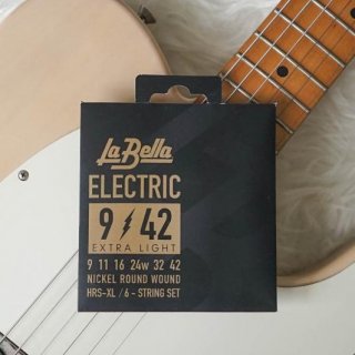 15. La Bella HRS-XL 9-42, Senar Gitar Elektrik Super Flexibel 