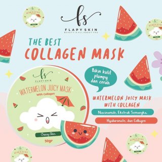 Flapy Skin Jelly Mask WATERMELON JUICY MASK WITH COLLAGEN