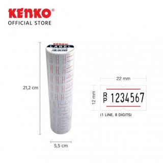 Kenko Label Harga 1 Line No.6001 - 2R