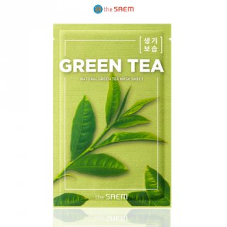 The Saem - Natural Green Tea Mask Sheet