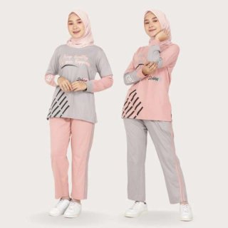 Amora Set Baju Olahraga Wanita Muslimah