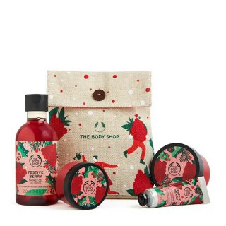 29. The Body Shop Gift Small Festive Berries Seasonal, Paket Perawatan Tubuh yang Bikin Rileks