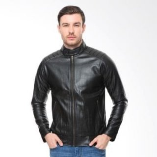 8. Hemmeh Leather Jacket Rider, Desain Premium dengan Jahitan Kuat