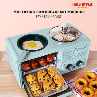 8. Newstyle Breakfast Machine Y12, Memasak 3 Masakan Sekaligus