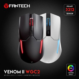 3. Fantech VENOM II WGC2 Wireless Mouse Gaming Rechargeable, Mouse Nirkabel yang Cocok untuk Gamers