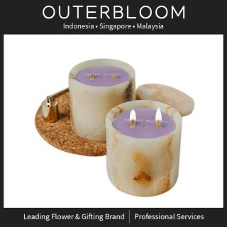 OUTERBLOOM Lilin Aromaterapi - Olfactory Onyx Series Spring Wisteria