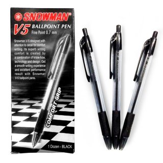Snowman Ballpoint Pen V-5 Fine Point 0.7 mm