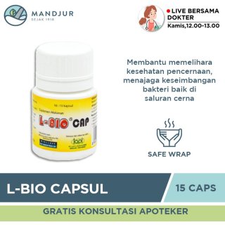 L-Bio 15 Kapsul - Suplemen Probiotik