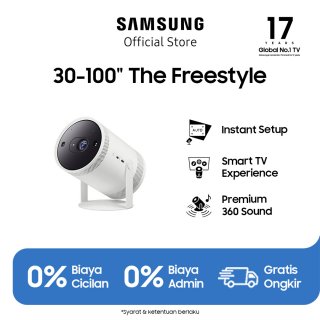 Samsung Lifestyle TV Smart Proyektor The Freestyle FHD SP-LSP3BLAXXD Free Travel Case