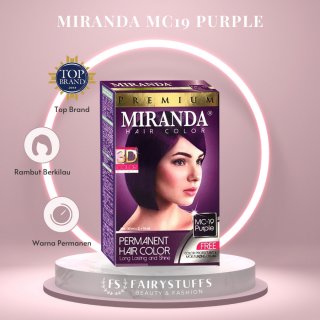 Miranda Hair Color Premium Cat Pewarna Rambut Miranda MC 19 Purple