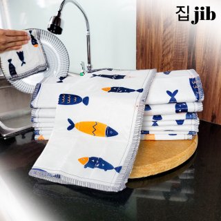 20. JIB Kitchen Dishcloth, Mudah Dicuci dan Dibersihkan