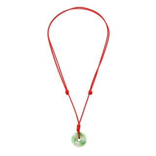 Hamlin Bembs Necklace Kalung Pria Motif Jade Material Giok ORIGINAL - Green