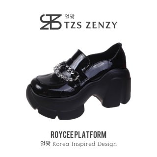TZS Zenzy Roycee Platform Korea Designed - Sepatu Wedges Wanita
