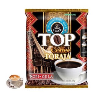 17. Top Coffee Kopi Toraja 2 in 1, Lebih Praktis namun Tetap Nikmat