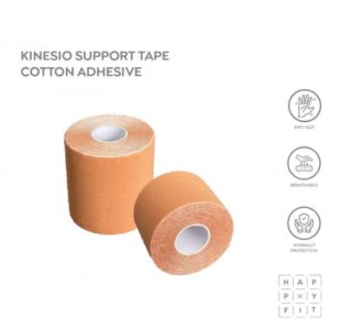 HAPPYFIT Kinesio Support Tape Cotton Adhesive