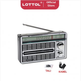 LOTTOL RADIO PORTABLE INTERNATIONAL JADUL 3 BAND FM - AM -SW AC/DC 4250