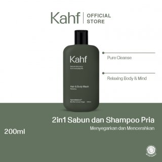 14. Kahf Relaxing Hair and Body Wash 200 ml, Wangi Segar Sepanjang Hari