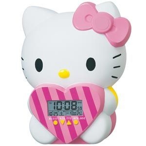 キティちゃんの声で起こしてもらったら　朝が苦手な彼女もニッコリ笑顔に♡