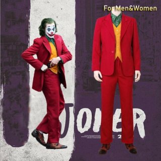 Unisex Men Women New Movie Joker Cosplay Costume Set