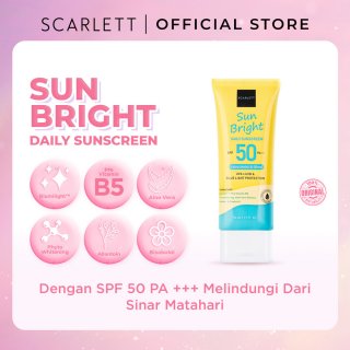 Scarlett Whitening Sunscreen Sun Bright Daily SPF 50 PA+++