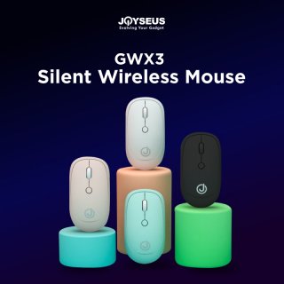 7. Mouse Wireless Joyseus MS0008, Tidak Berisik Saat Dipakai